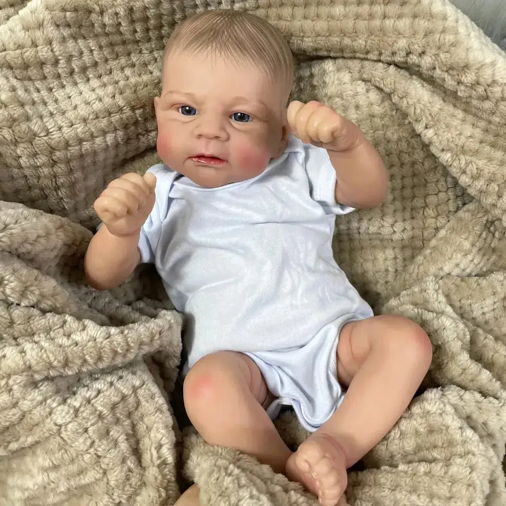 17-Inch Already Painted Baby Reborn Doll Elijah