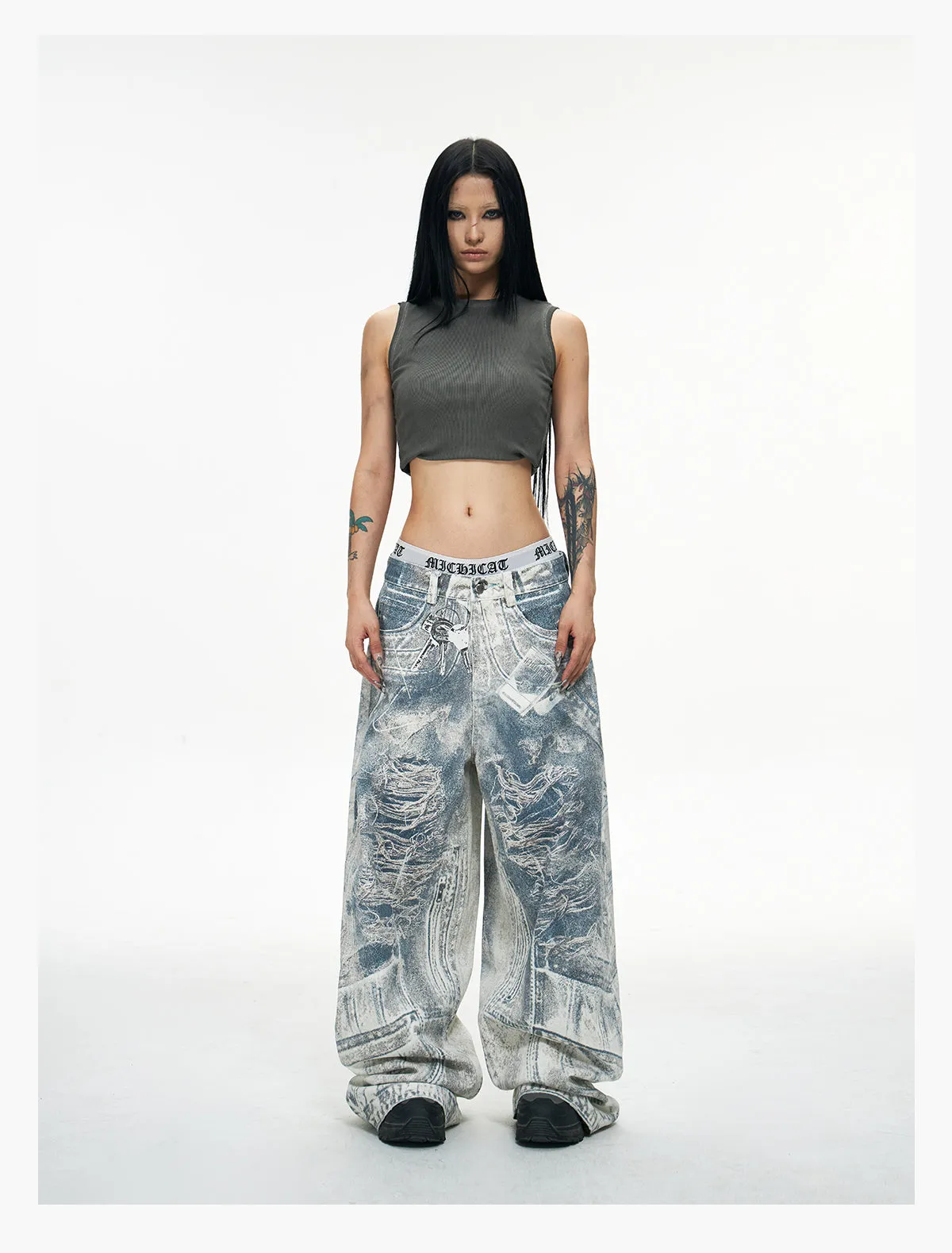 3D Printed Baggy Jeans
