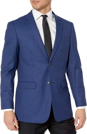 Adam Baker Men's Single Breasted Ultra Slim Fit Wool Blazer/Sport Coat - Many Styles and Colors