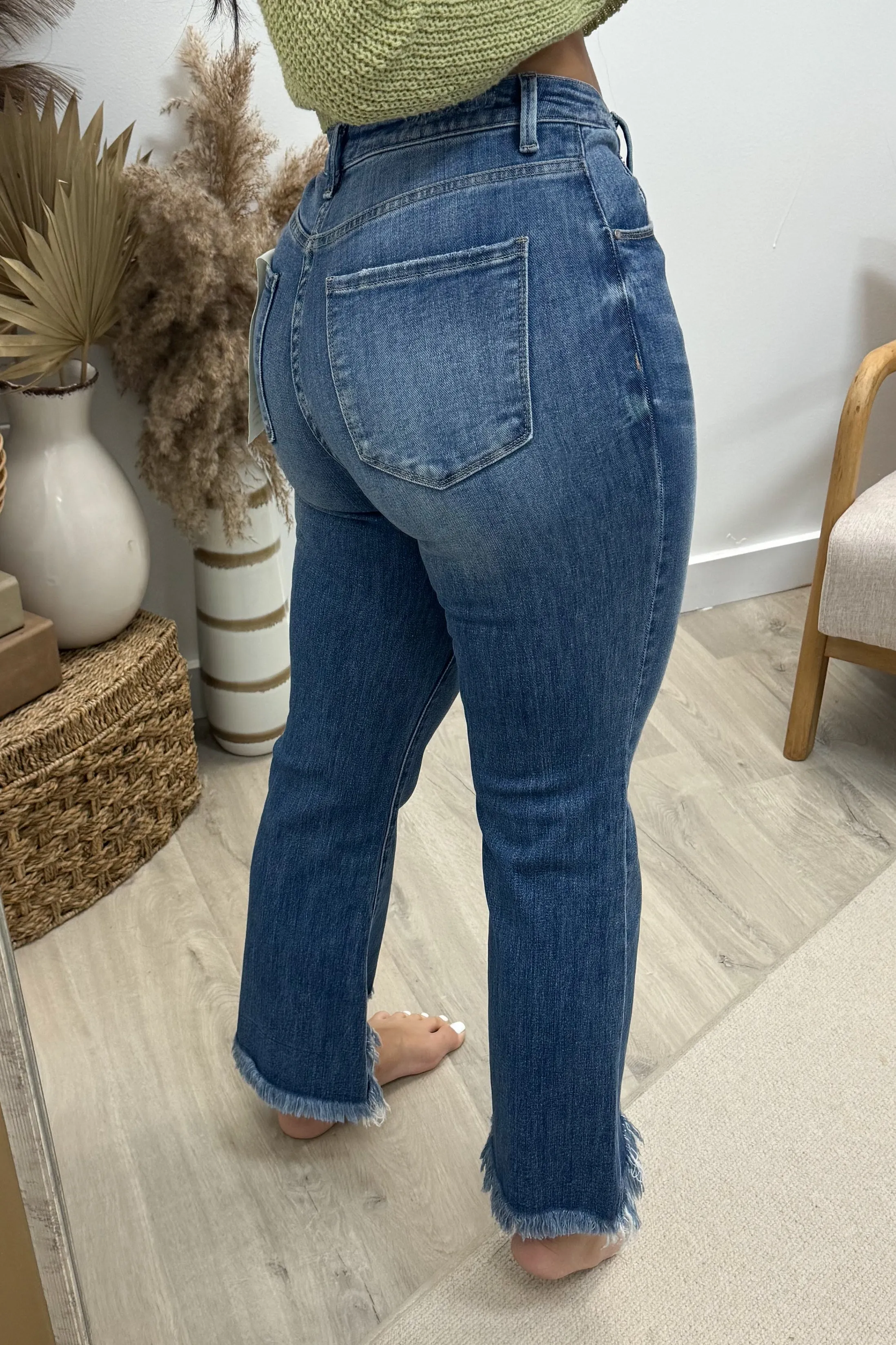 Adelaide Cropped Bootcut Jeans