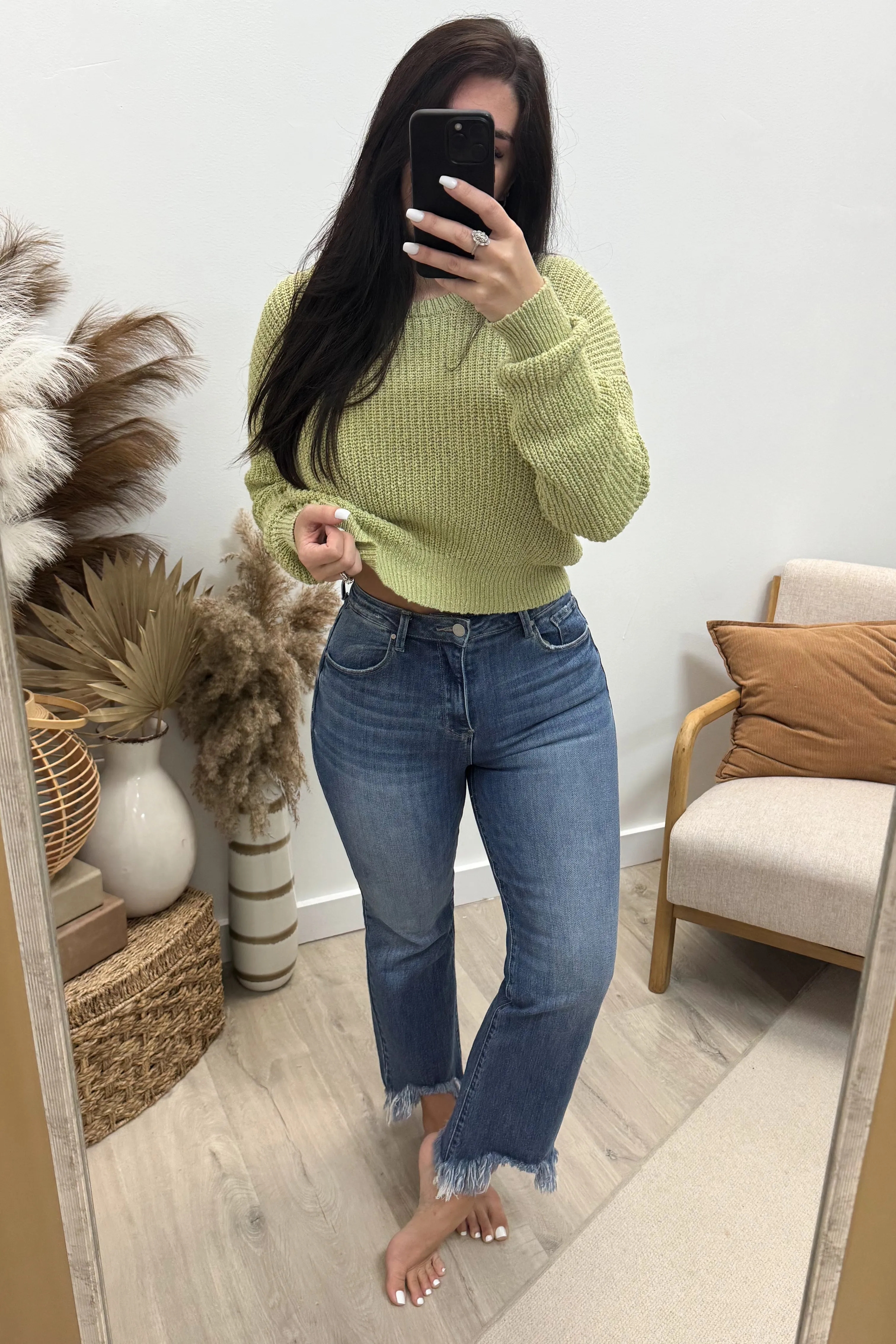 Adelaide Cropped Bootcut Jeans