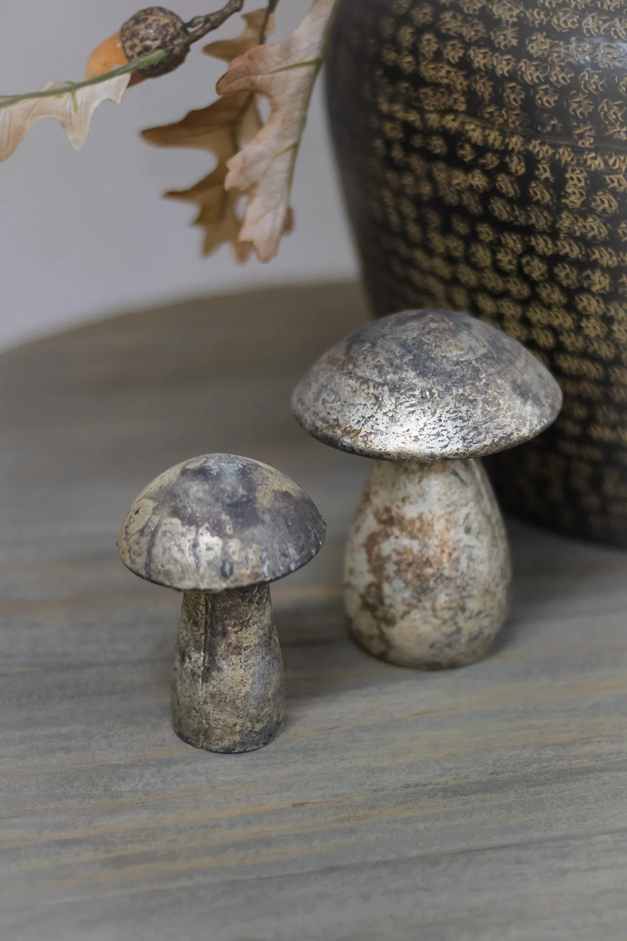 Aged Copper Mushroom