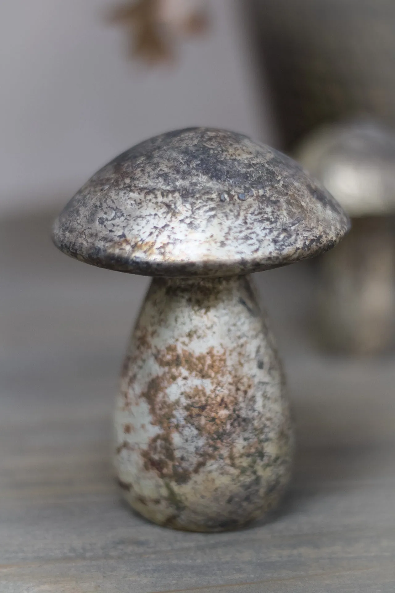 Aged Copper Mushroom