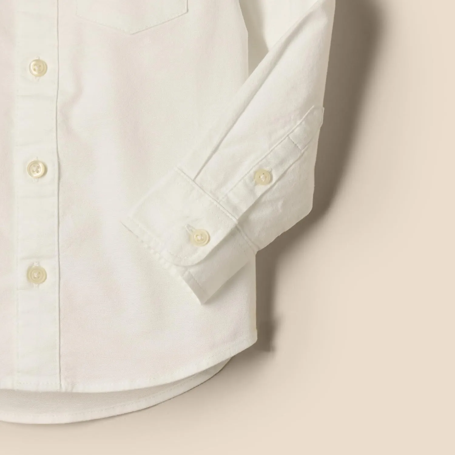 Amazon Essentials x Sofia Grainge Toddlers and Baby Boys' Stretch Oxford Collar Shirt