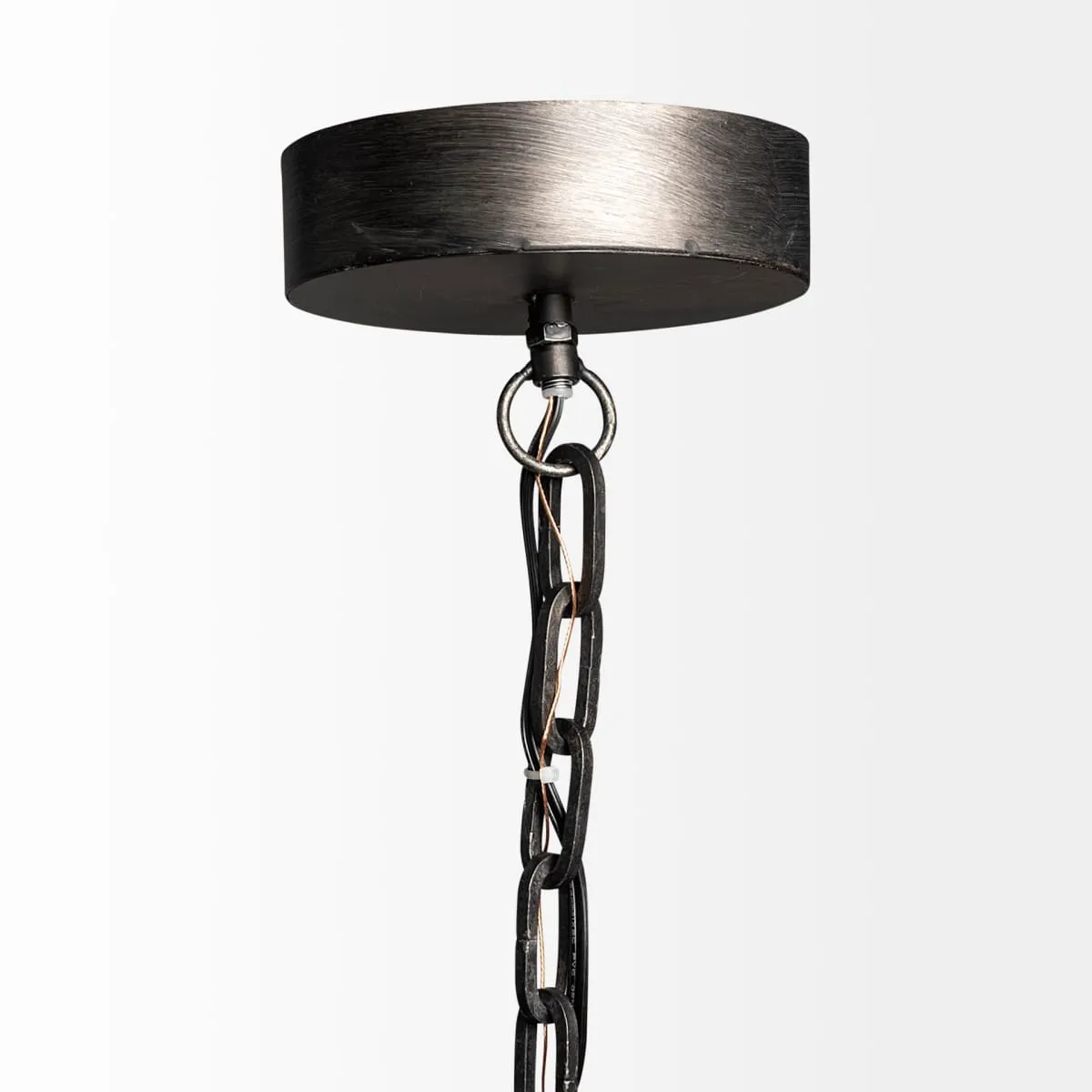 Bashaw Pendant Light Gray Metal