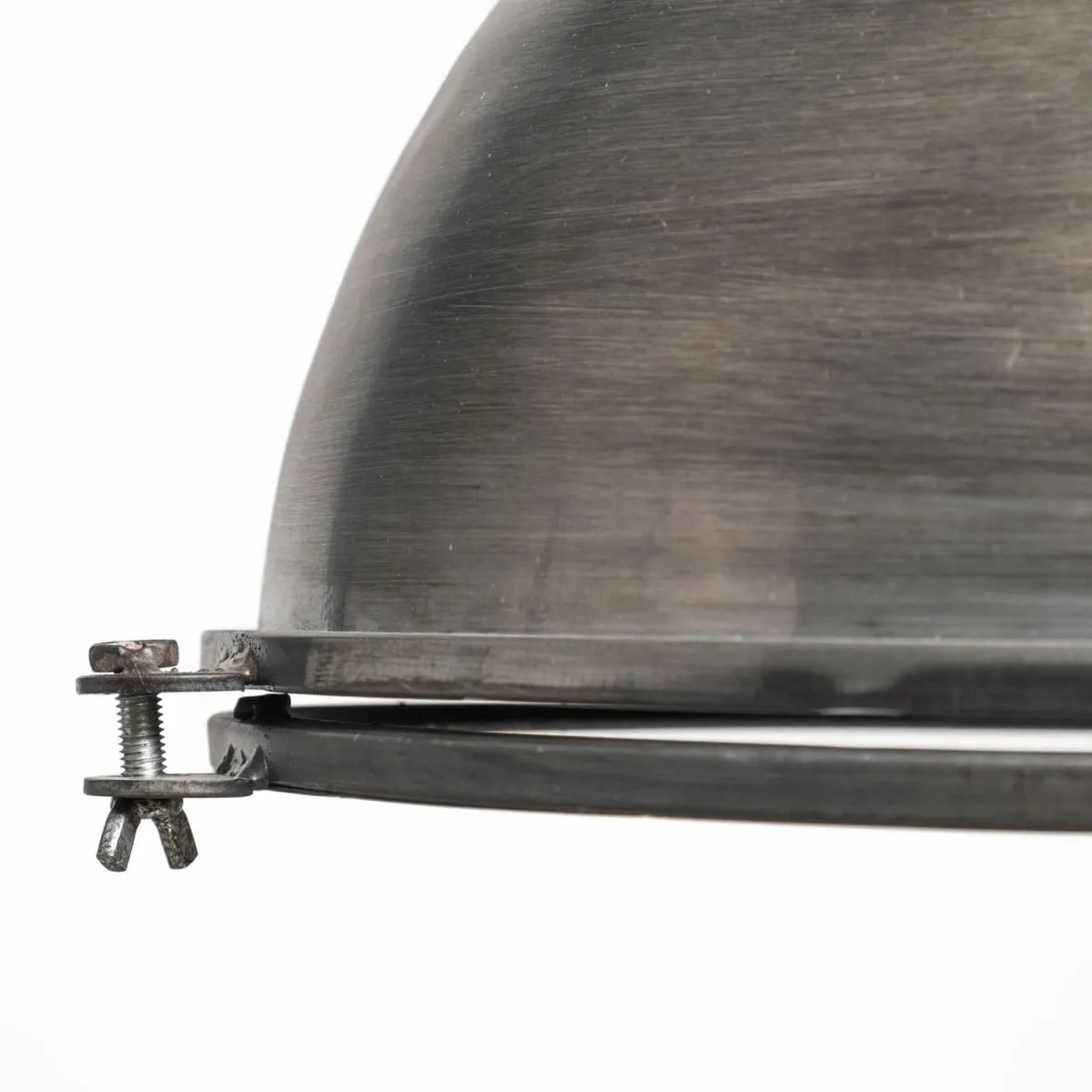 Bashaw Pendant Light Gray Metal