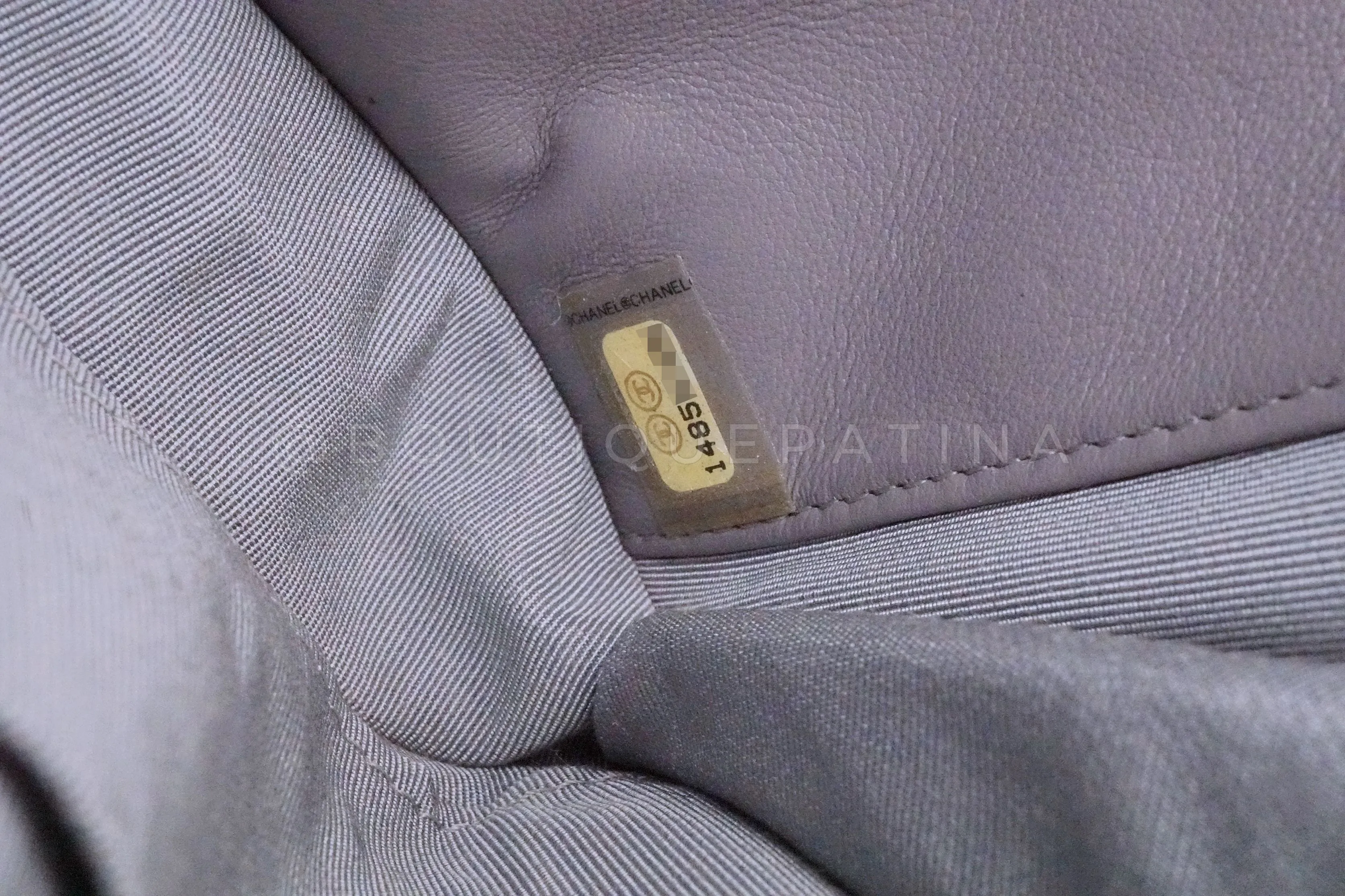 Chanel 2011 Lavender Gray Reissue Wallet on Chain Flap Bag  WOC GHW