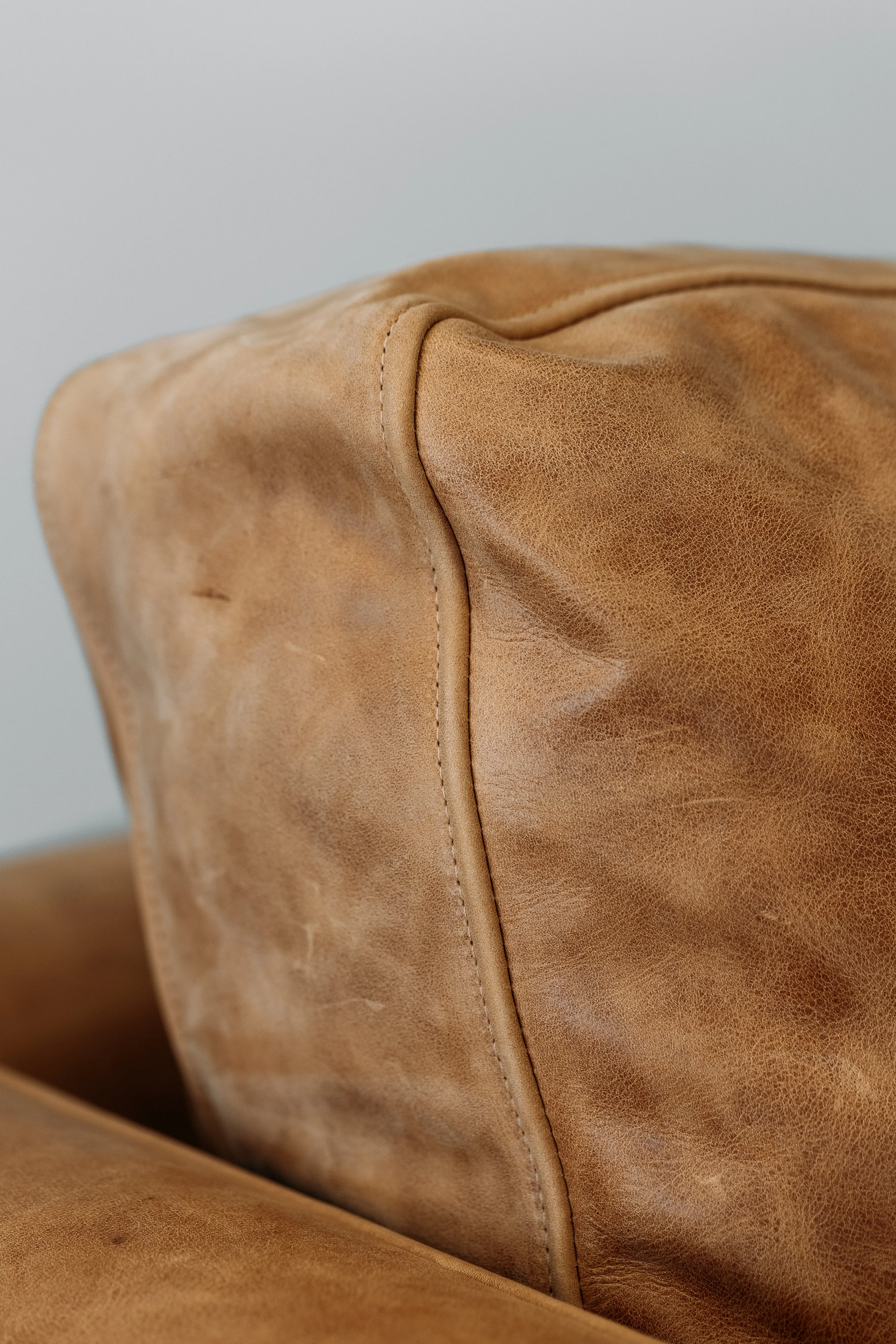 Chanel sofa & chaise in burnham distressed sunset