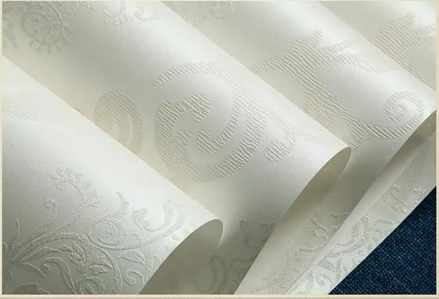 Damascus Styles Nonwoven fabric Wallpaper Design Rolls