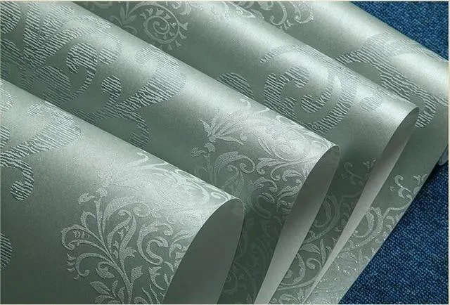 Damascus Styles Nonwoven fabric Wallpaper Design Rolls