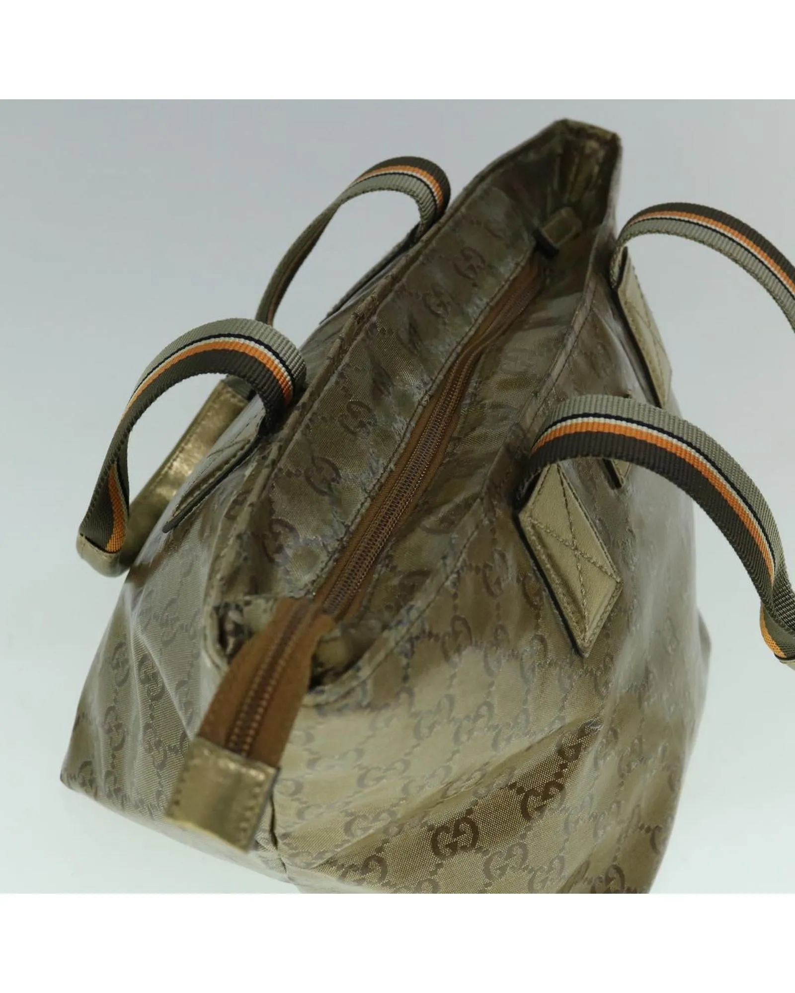 GG Crystal Sherry Line Tote Bag with Gold Tone Hardware