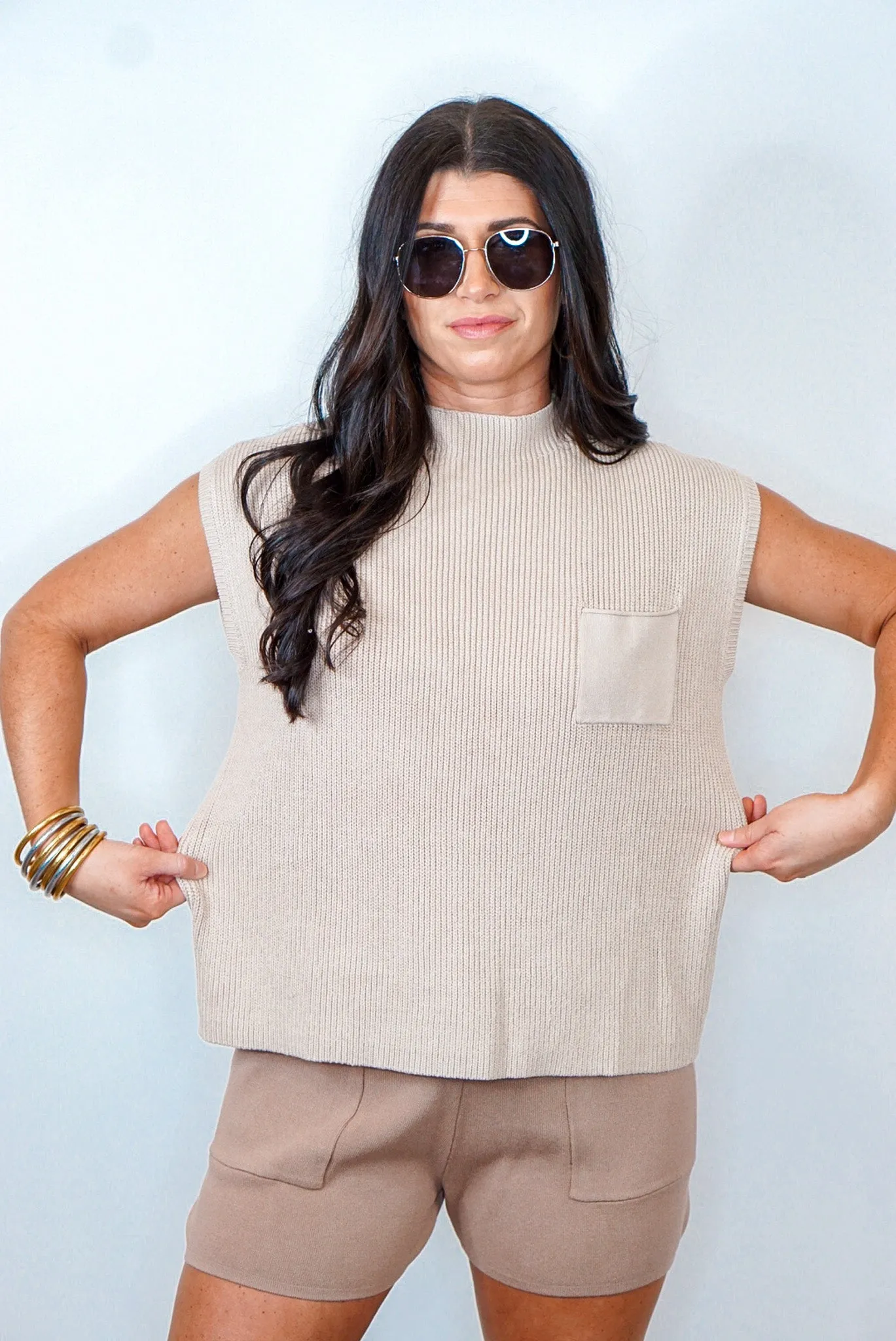 Going Viral Shell Knit Set