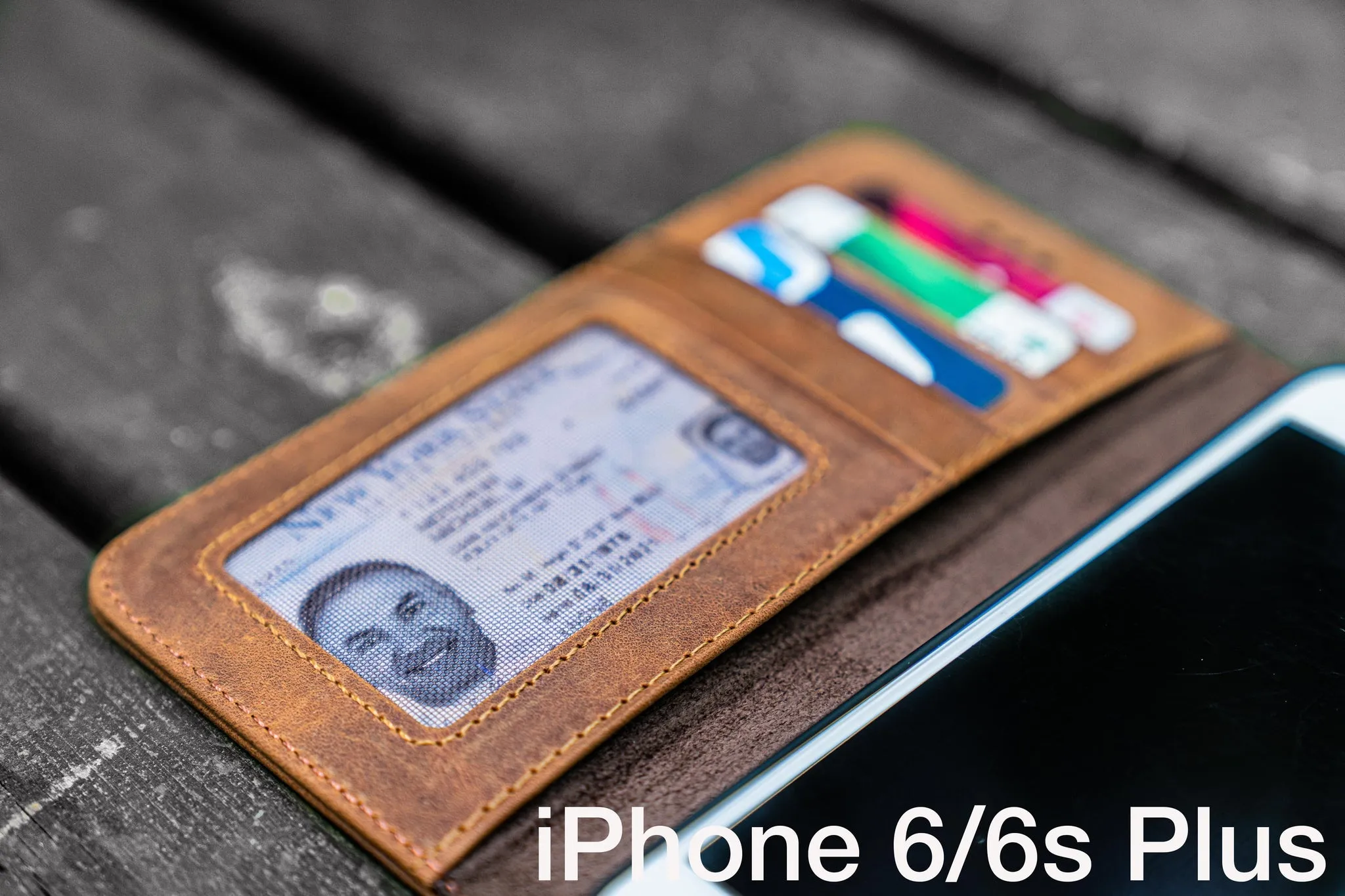 iPhone 6/6s Plus Leather Wallet Case - No.02