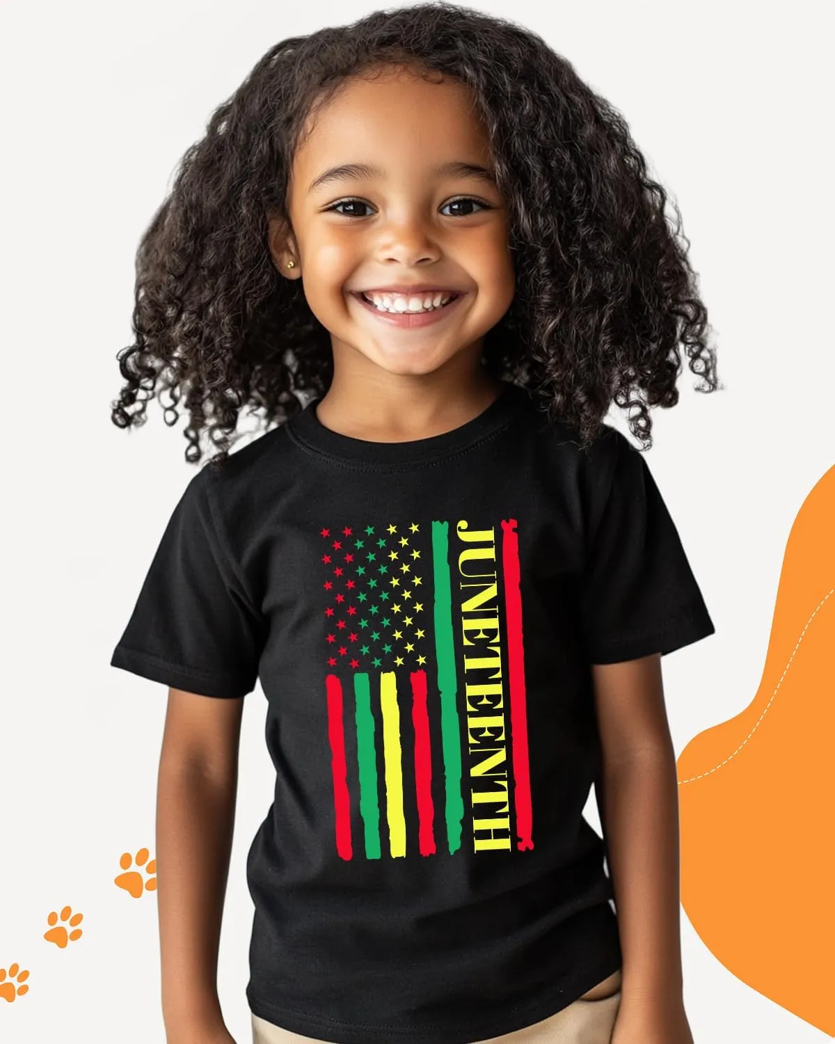 Juneteenth Shirt for Toddler Boys Girls Kids Freedom Day Shirts 1865 Black History Tee Tops, 2T-8Y