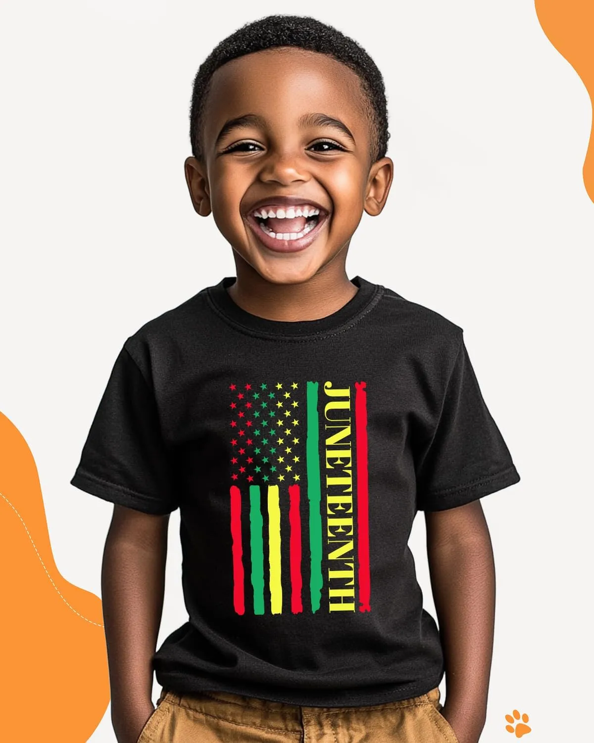 Juneteenth Shirt for Toddler Boys Girls Kids Freedom Day Shirts 1865 Black History Tee Tops, 2T-8Y