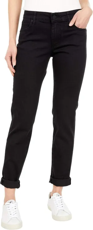 KUT from the Kloth Catherine Boyfriend Womens Jeans  Blended Fabric  Mid Rise  Five Pocket Design