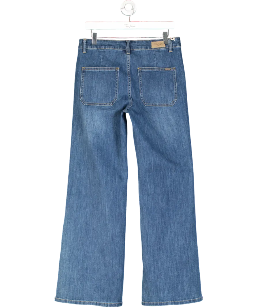 LAW & CO Toxik3 Wide Leg Blue Jeans UK 12