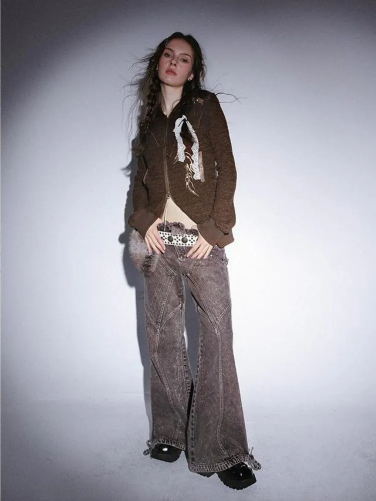Low Rise Flared Jeans【s0000005760】