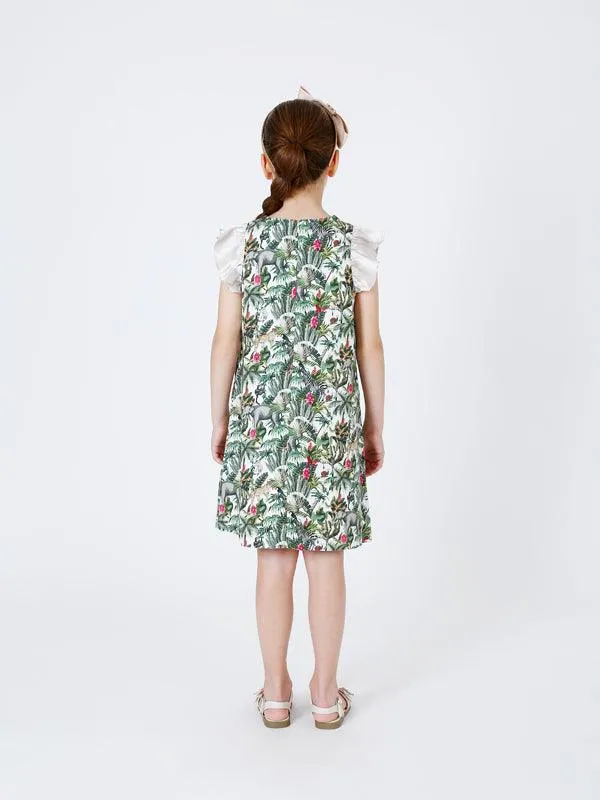 One Friday Multi Animal Printed Dress