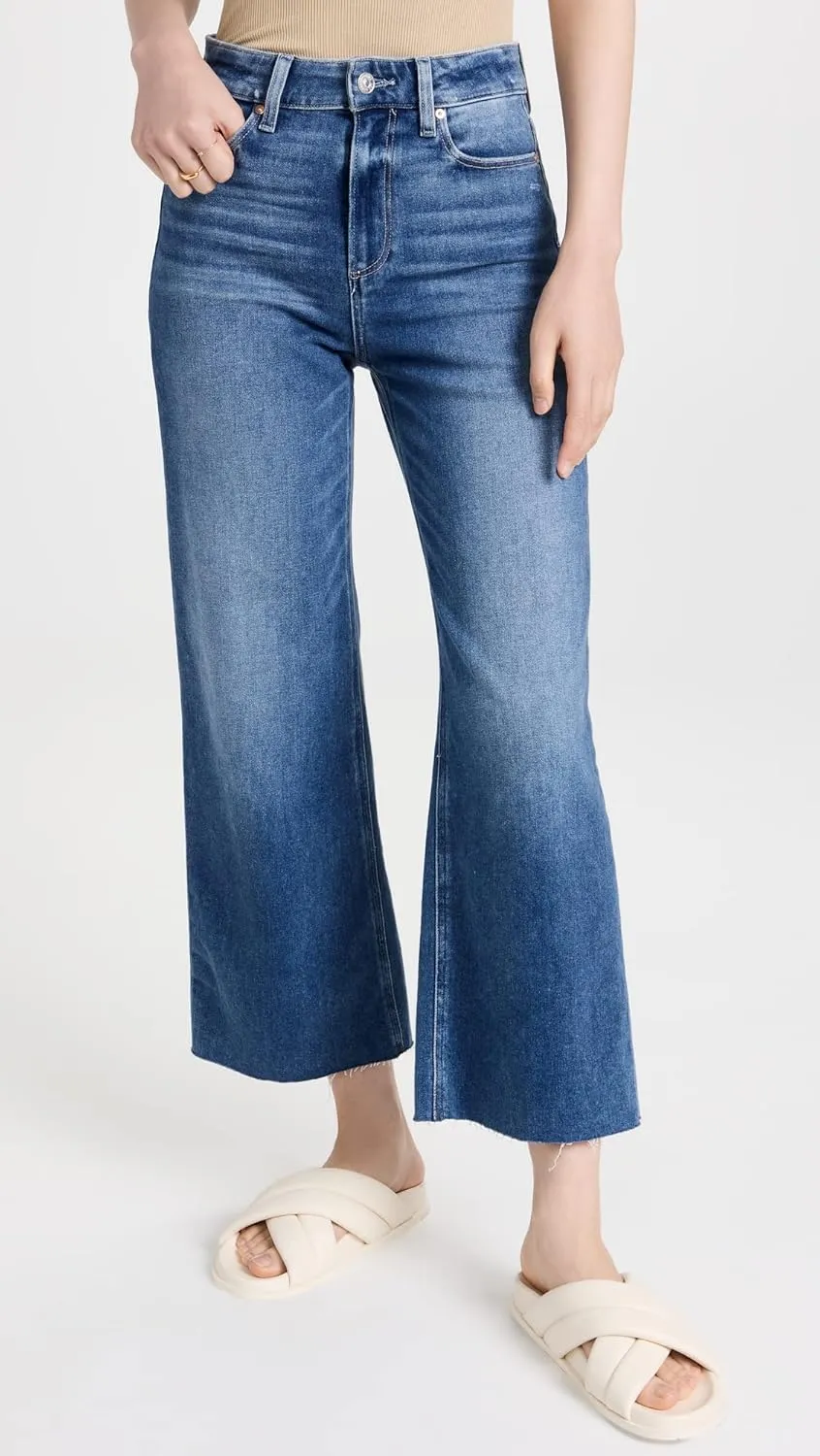 PAIGE Women's Anessa Raw Cuff Jeans
