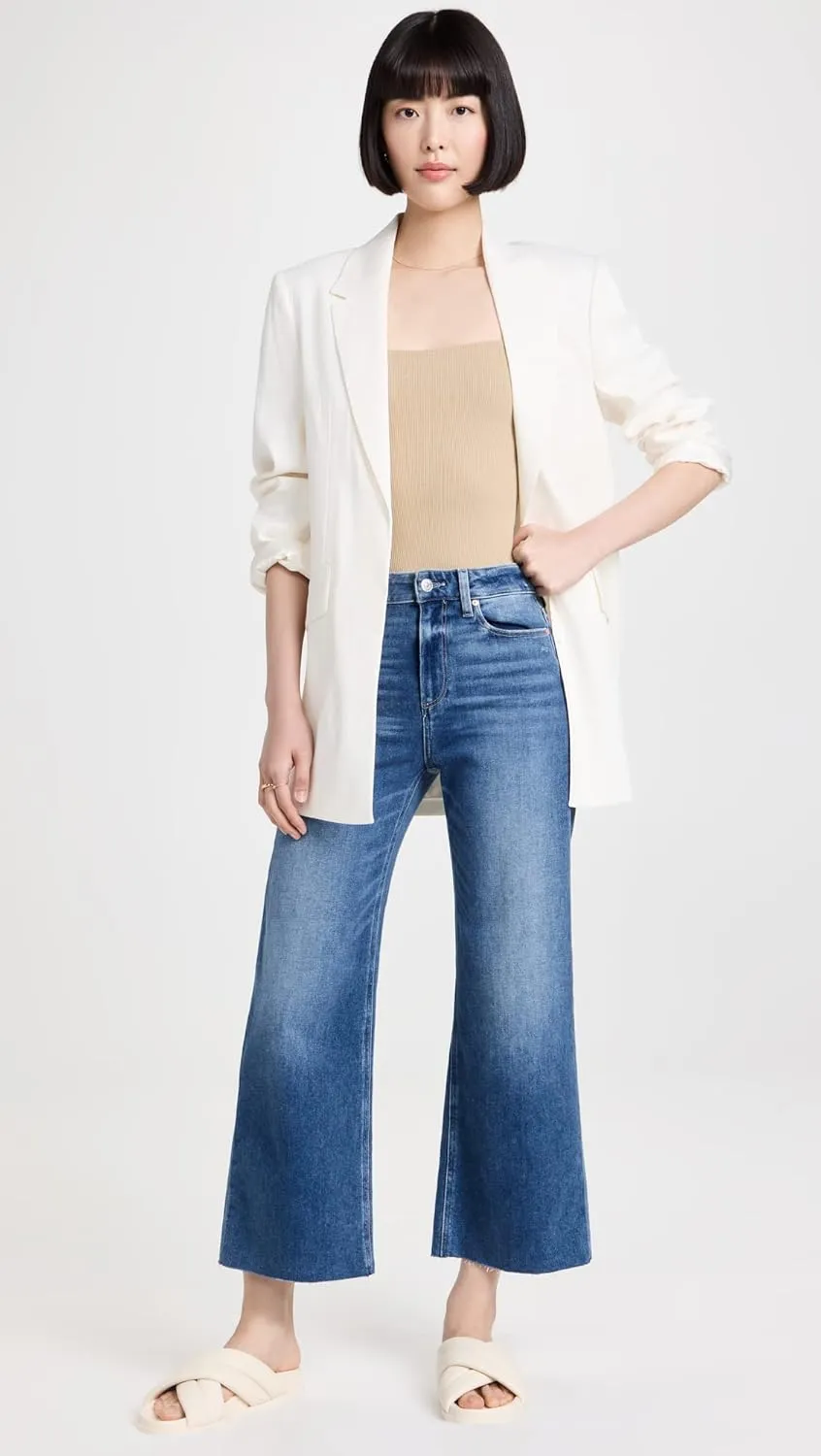 PAIGE Women's Anessa Raw Cuff Jeans