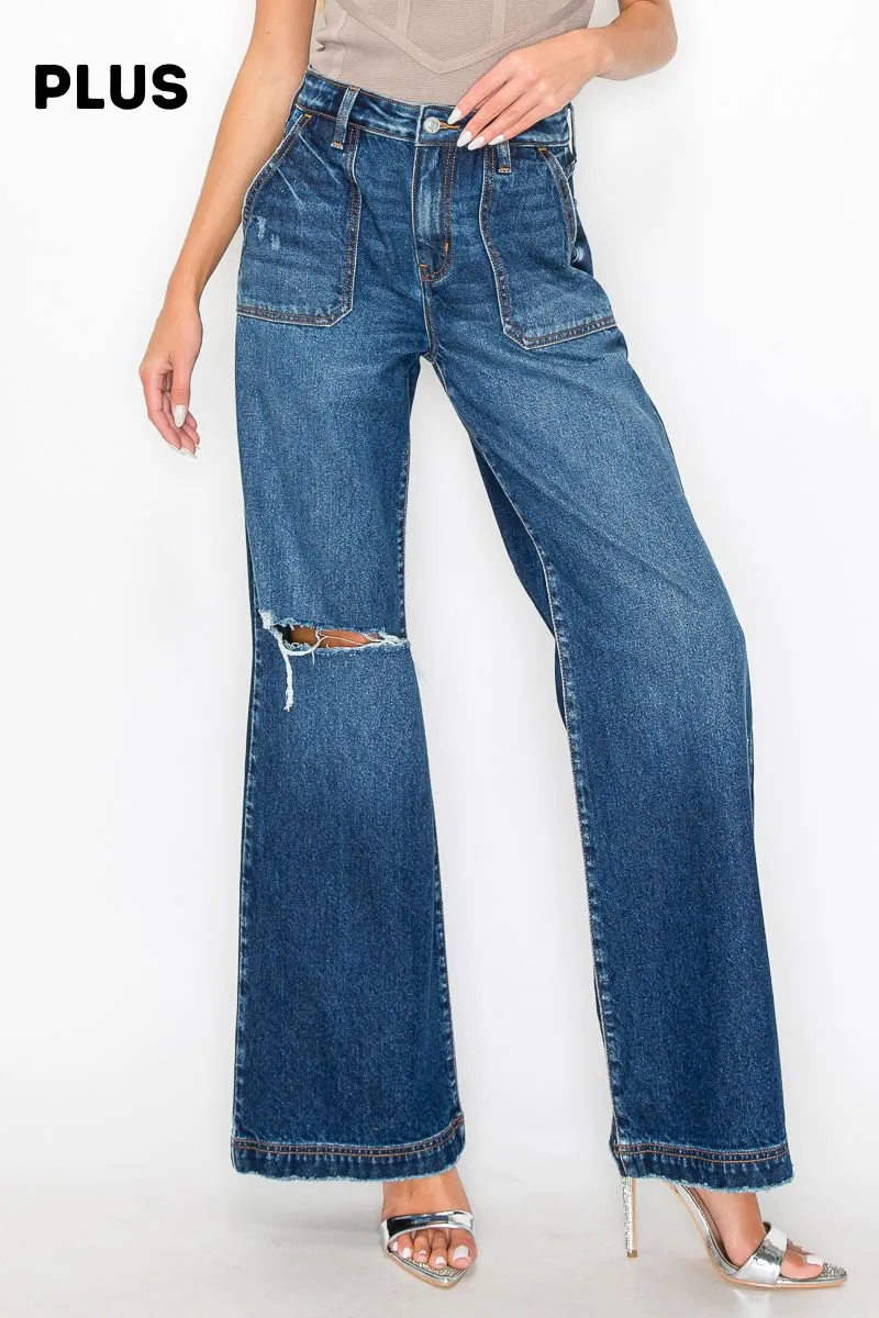 Plus Ultra High Rise Relaxed Flare Jeans