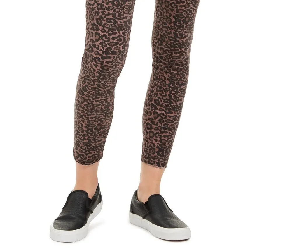 Rewash Juniors' Printed Skinny Jeans Purple Size 1