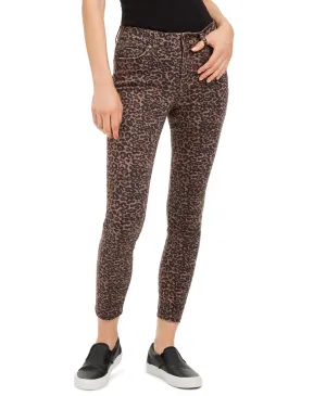 Rewash Juniors' Printed Skinny Jeans Purple Size 1