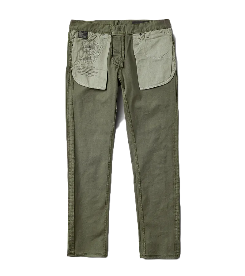 ROARK HIGHWAY 133 5 POCKET PANT MILITARY 2