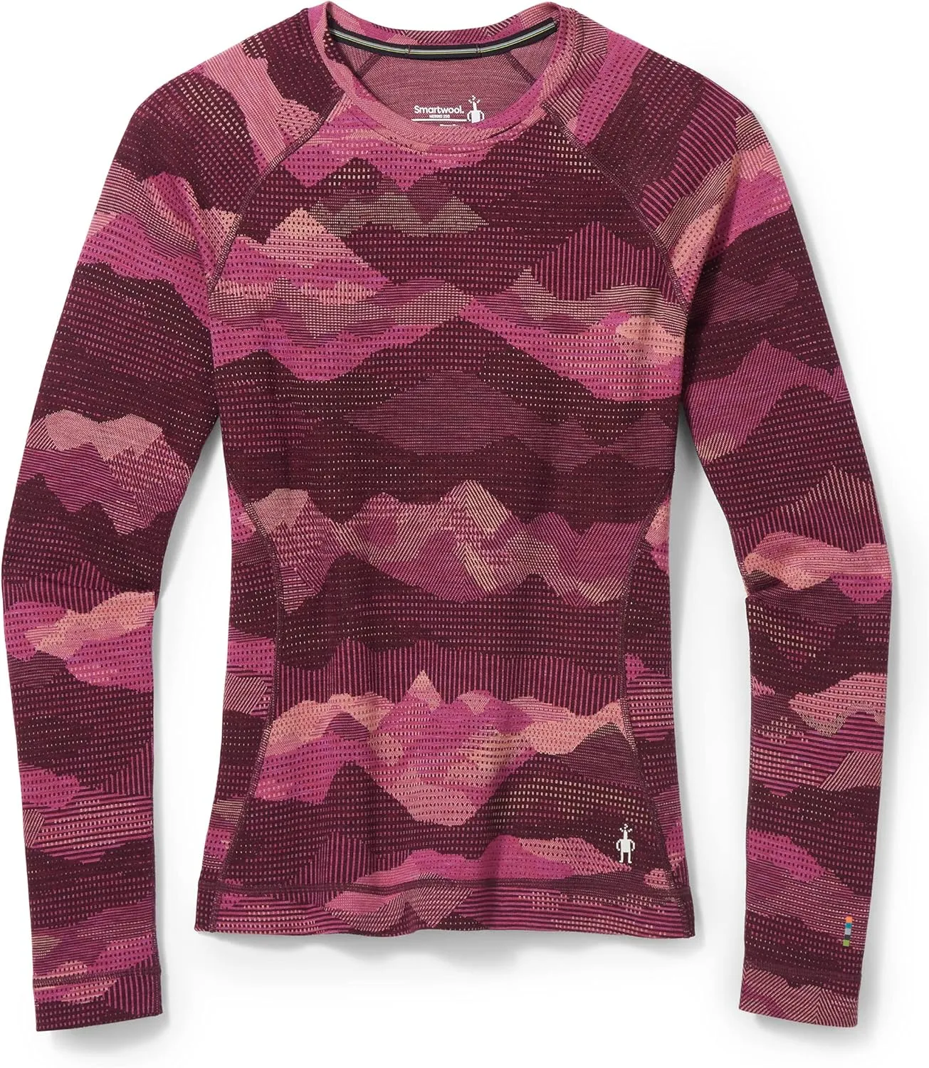 Smartwool Women's Classic Thermal Merino Base Layer Pattern Crew