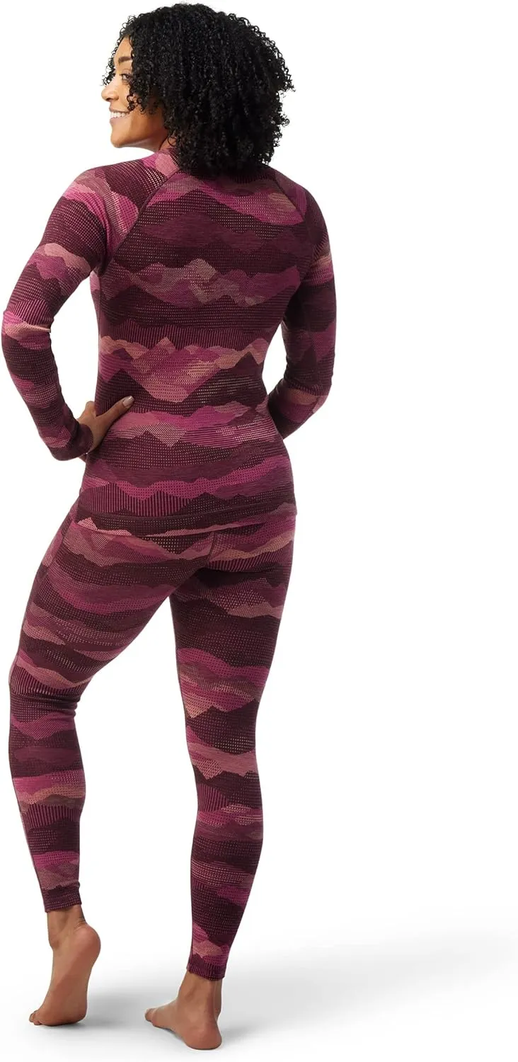 Smartwool Women's Classic Thermal Merino Base Layer Pattern Crew
