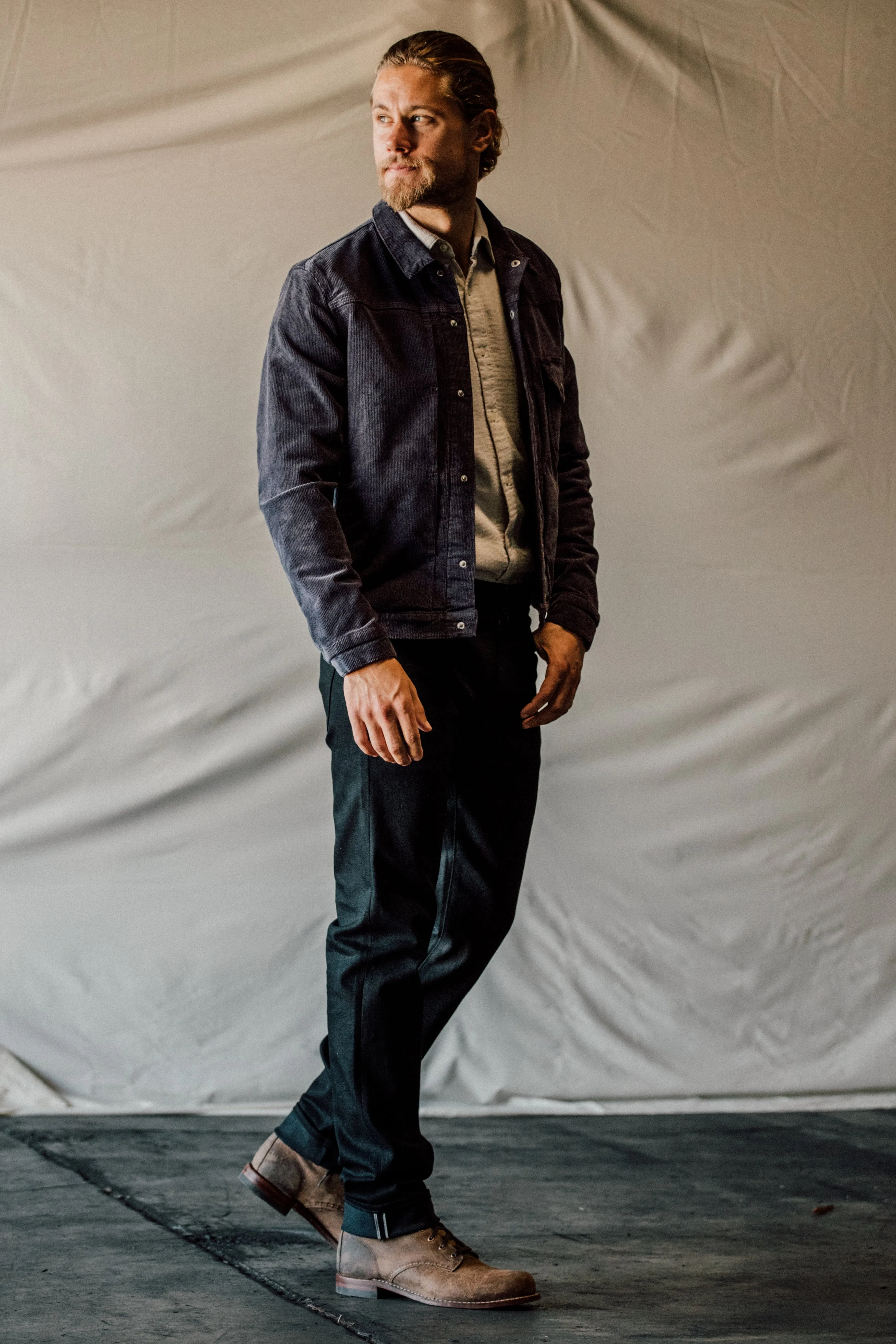 The Pen Slim - Black Raw 10.5oz Selvedge