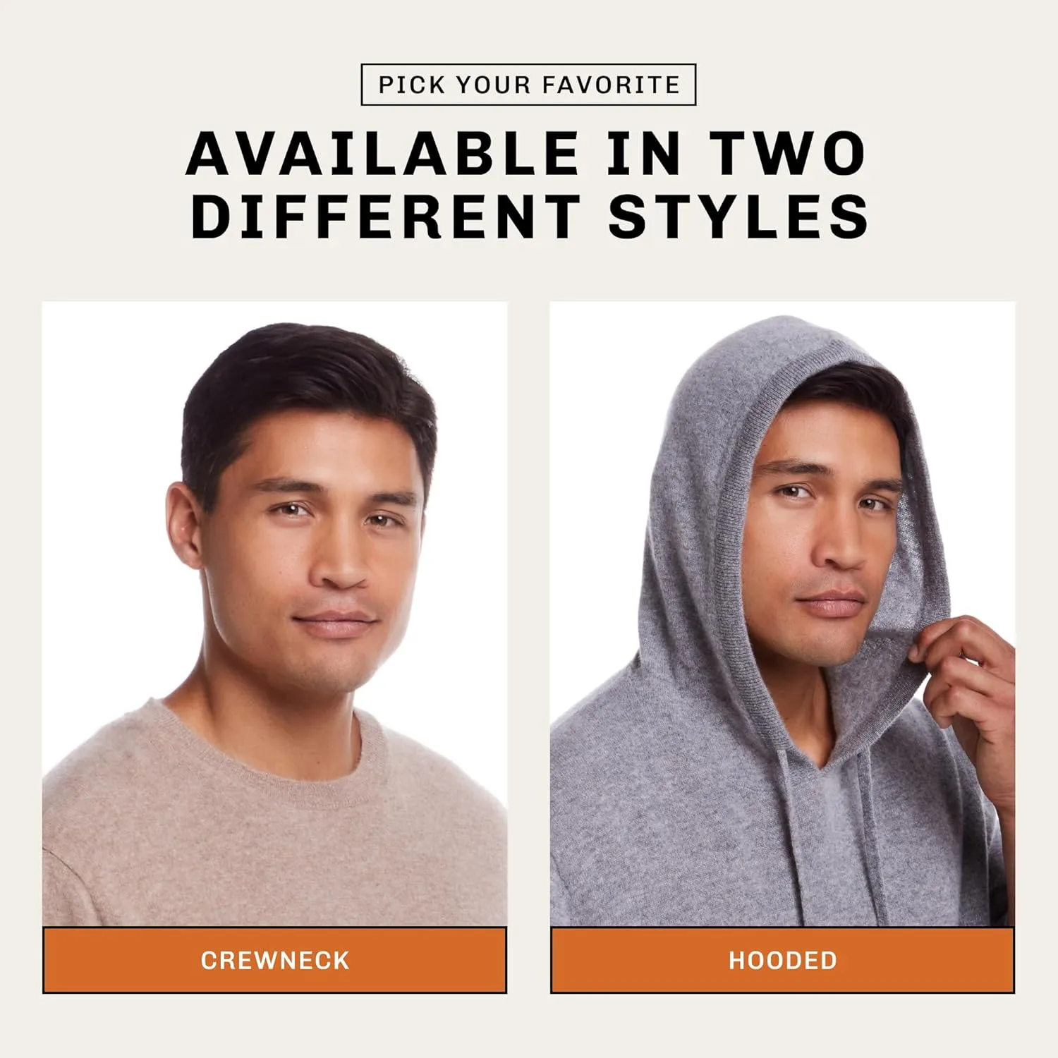 Weatherproof Vintage Men's 100% Cashmere Sweater  Ultra-Soft, Warm & Lightweight Pullover for All-Day Comfort (S-XXL)