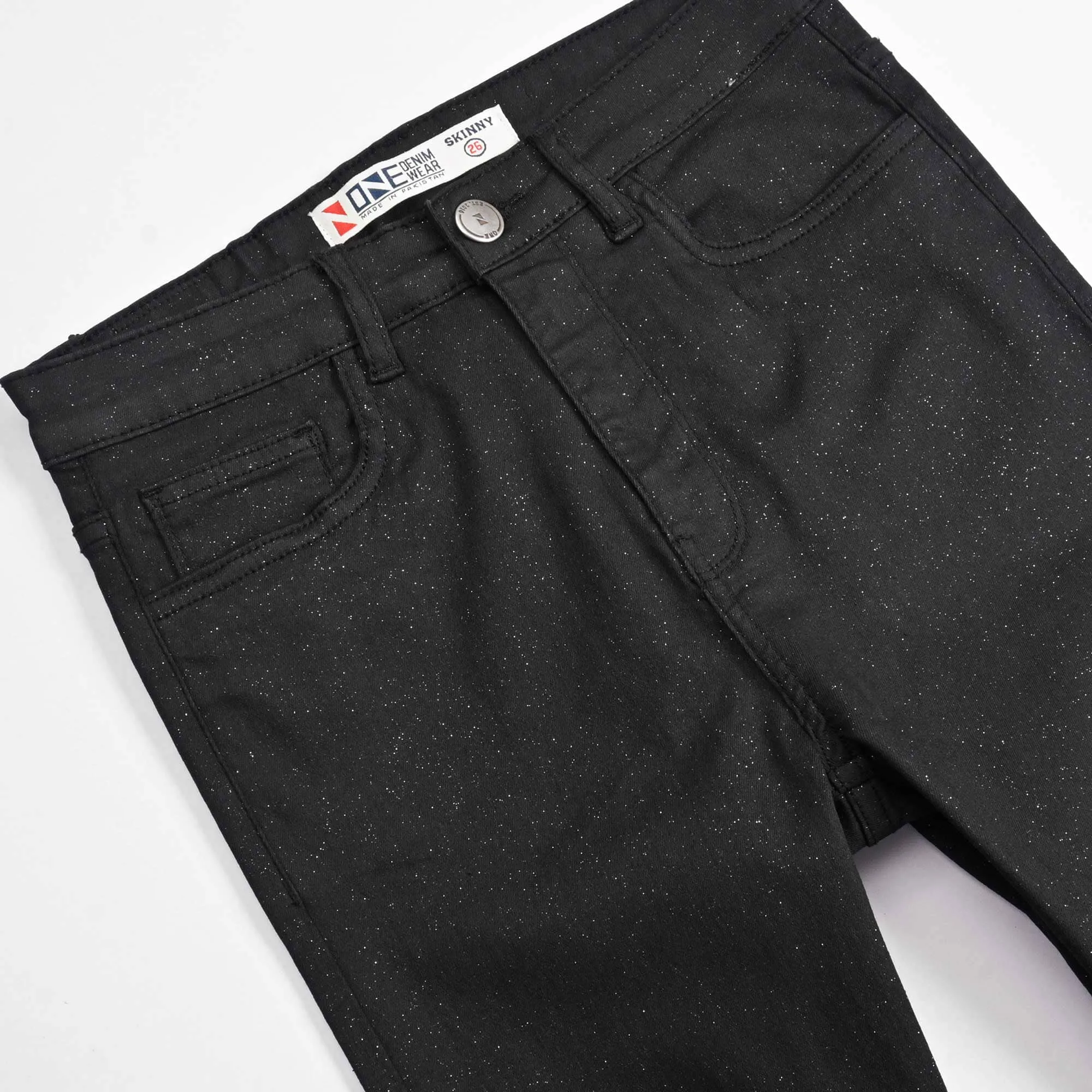 Women's Sparkling Style Skinny Fit Stretch Denim