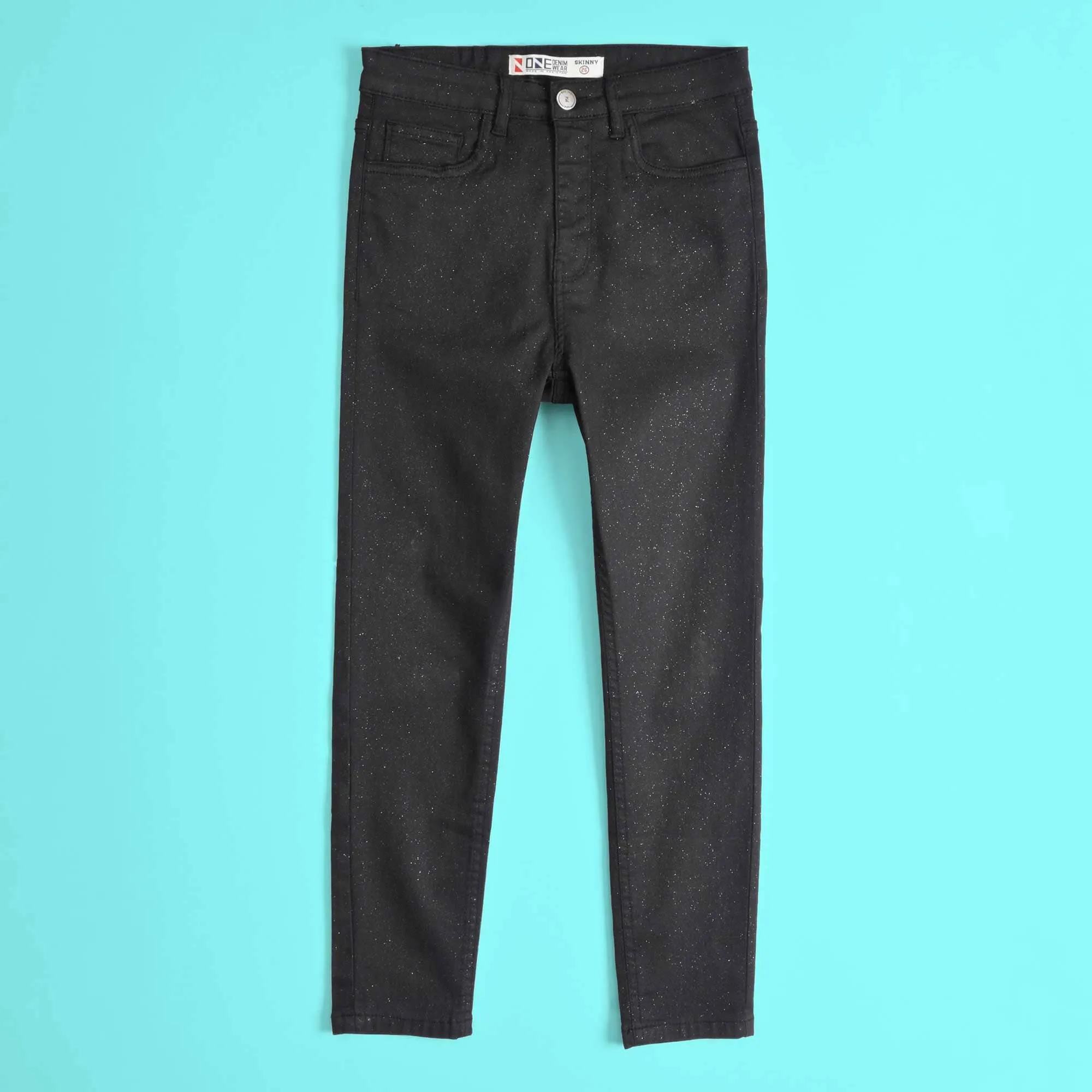 Women's Sparkling Style Skinny Fit Stretch Denim